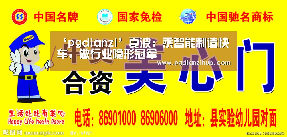 ‘pgdianzi’夏波：乘智能制造快车，做行业隐形冠军